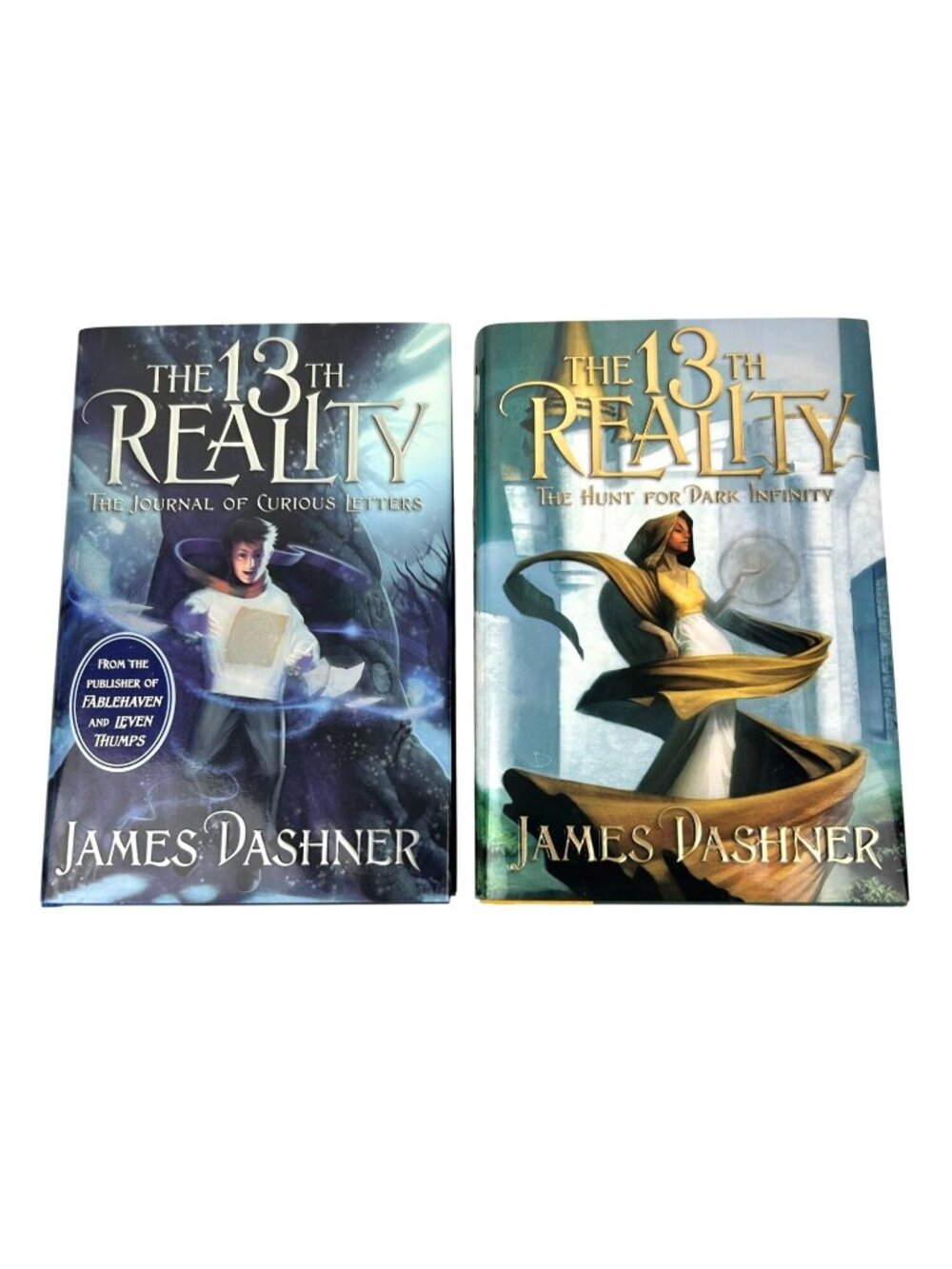 13th Reality Hardcover Books 1 & 2 James Dashner Journal Letter Dark Infinity